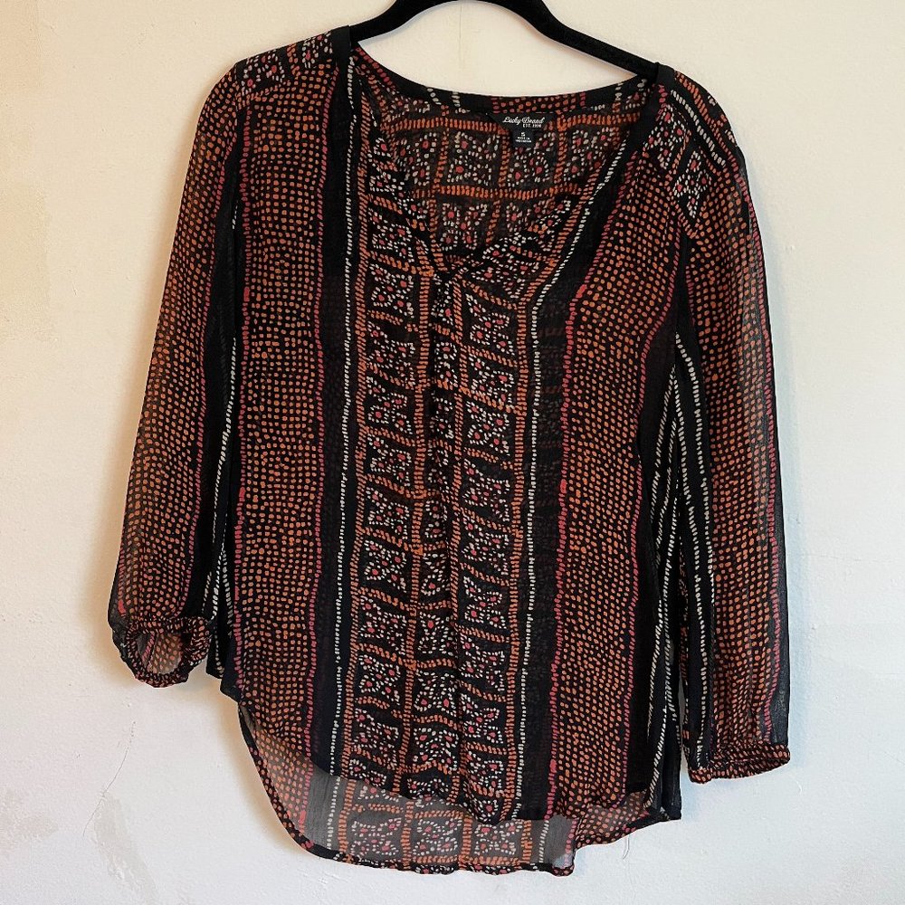 Lucky Brand peasant top - S